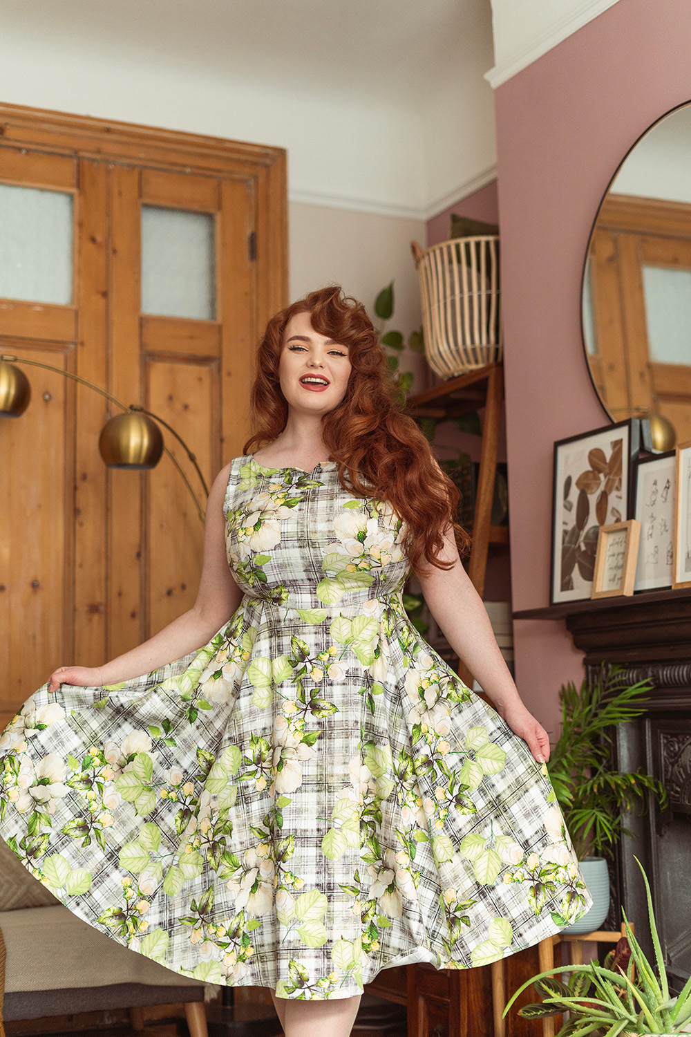 Geraldine Floral Swing Dress